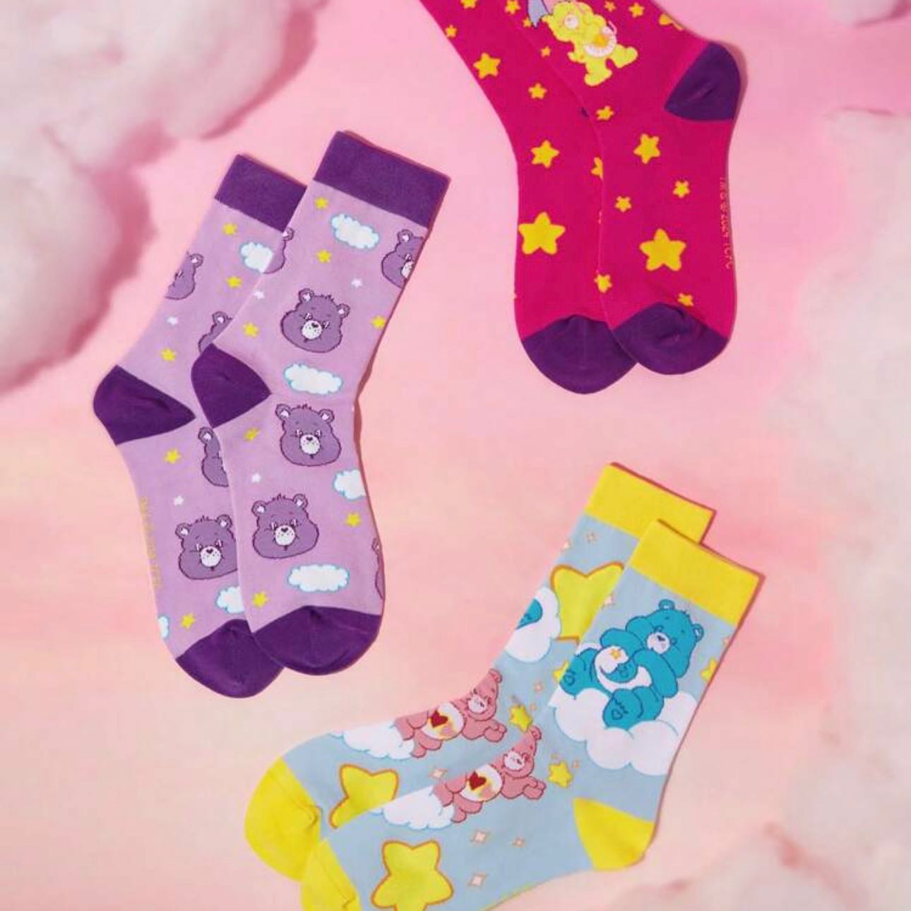 PreOrder✅Care Bears Setถุงเท้า 3 คู่