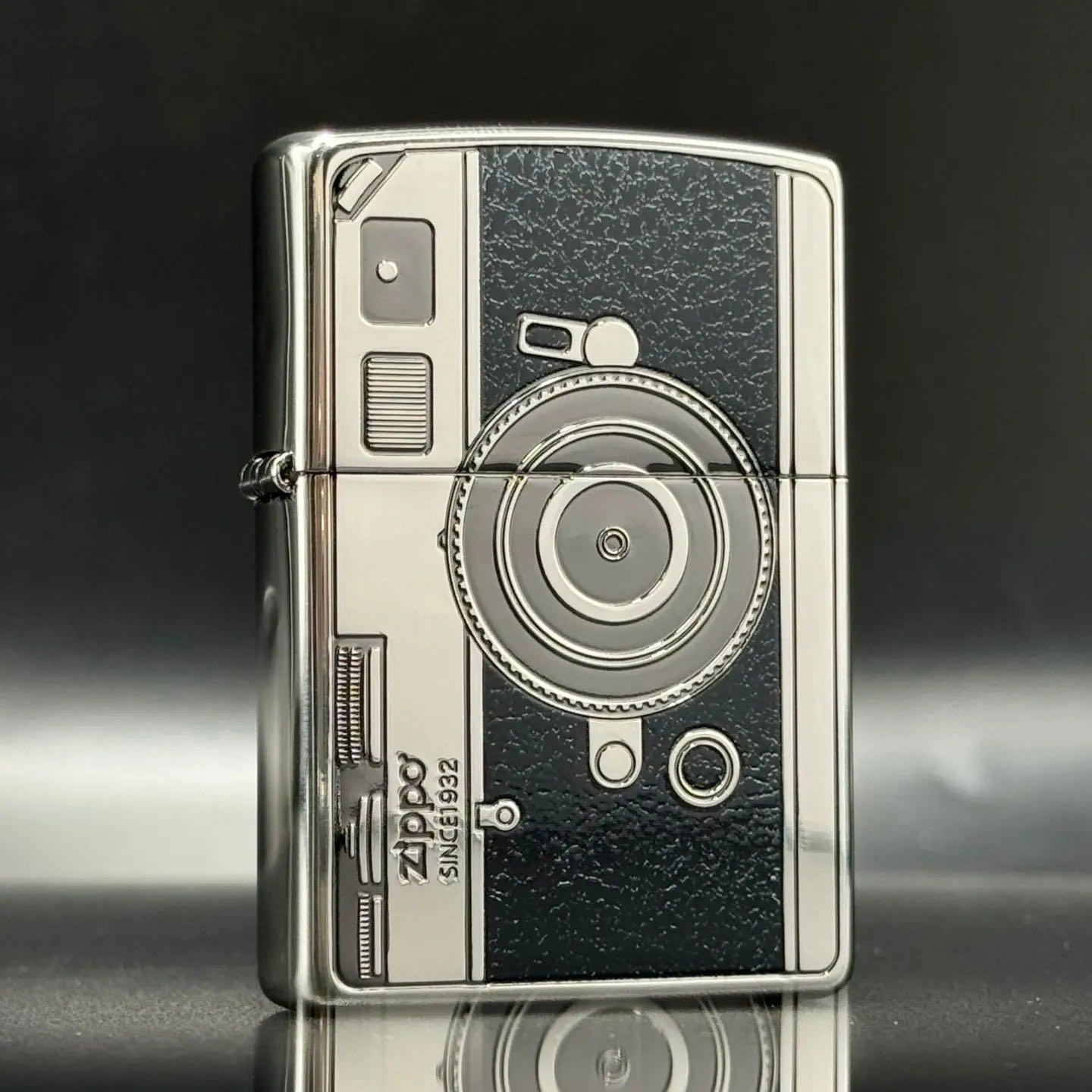 Zippo ไฟแช็กรุ่น ZJP0094 Camera Zippo (Black)