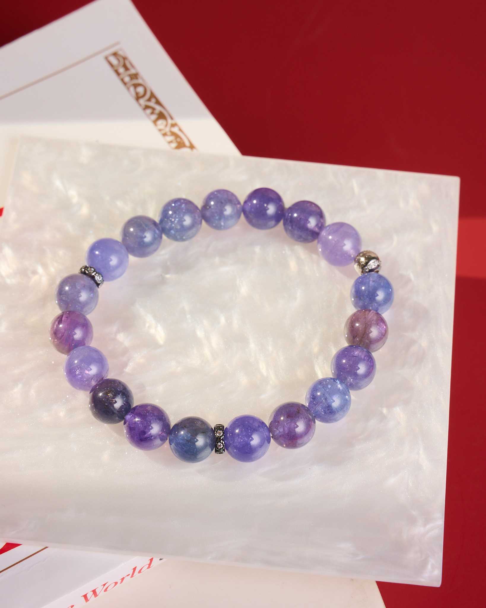 กำไลช่วยเชื่อมต่อกับสิ่งศักดิ์สิทธิ์ ขอพร Tanzanite 💙💜