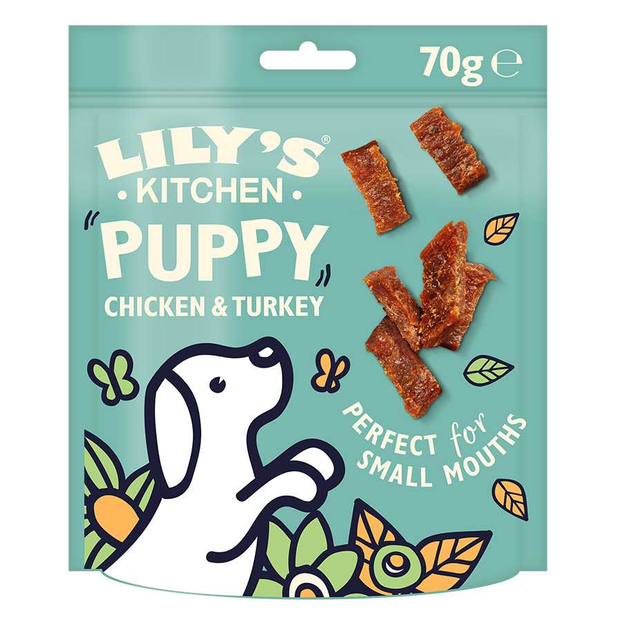 Lily's Kitchen - Chicken with Turkey Nibbles Puppy Treats (70g)