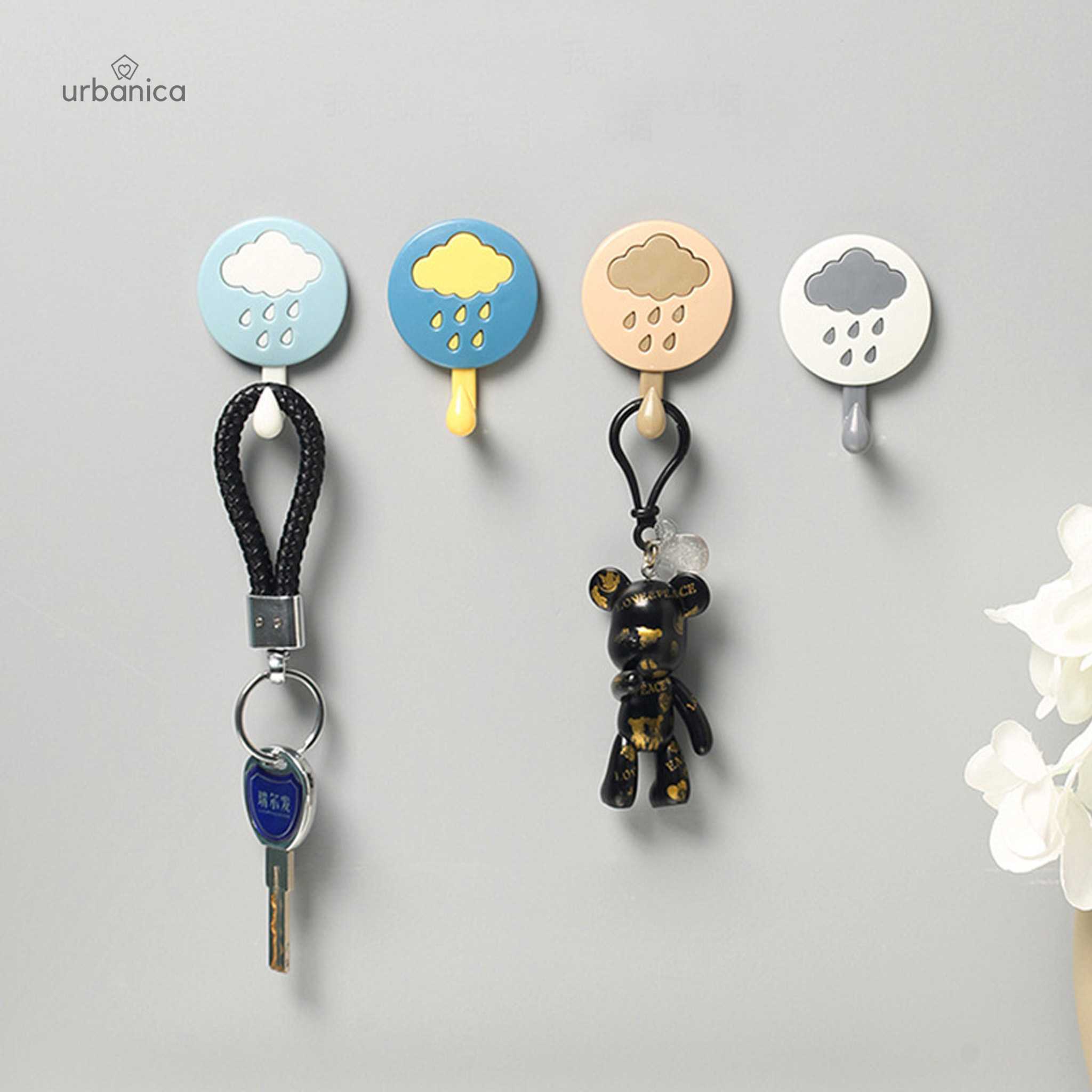 Urbanica ตะขอติดผนัง ตะขอแขวนของ ที่แขวนของอเนกประสงค์แบบไม่ต้องเจาะผนัง รุ่น C2266A