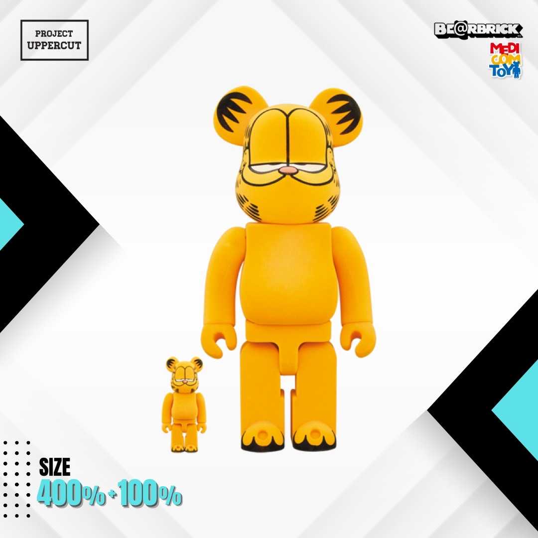 BE@RBRICK 400%+100% GARFIELD - Flocky Ver. [New]