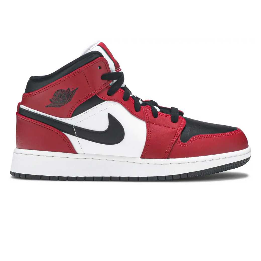 Nike Jordan 1 Mid Chicago Black Toe (GS)