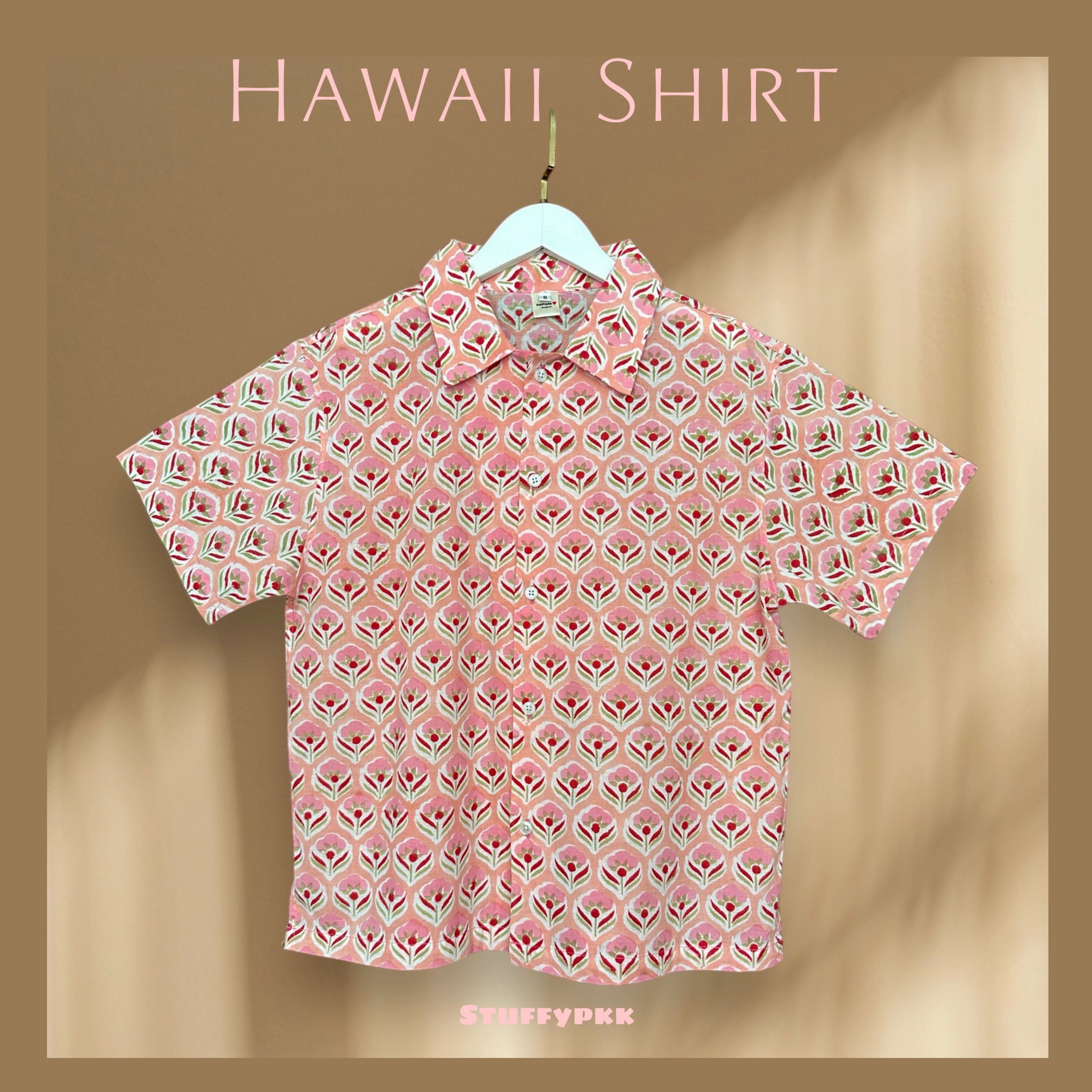 𝐇𝐚𝐰𝐚𝐢𝐢 Shirt สีโอโรสดอกชมพู 🌷