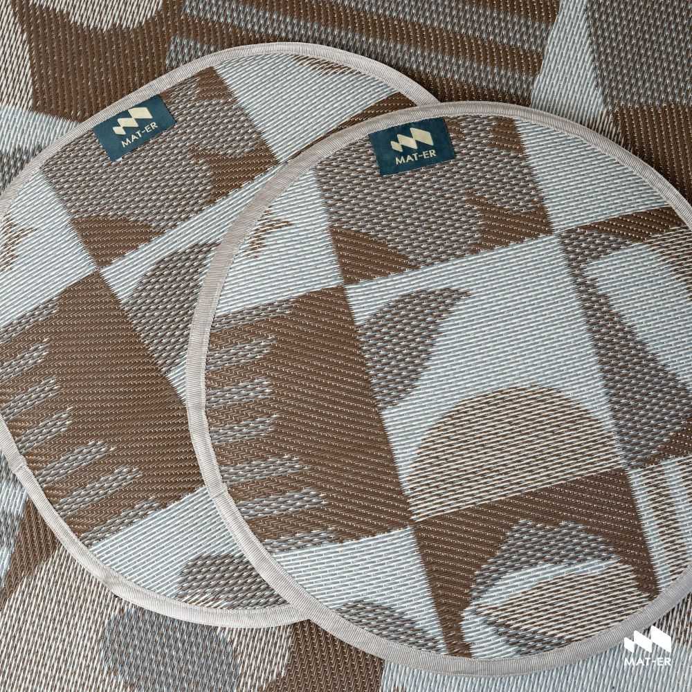 Mat-er เบาะรองนั่ง Urban Bliss สี Mocha Breeze