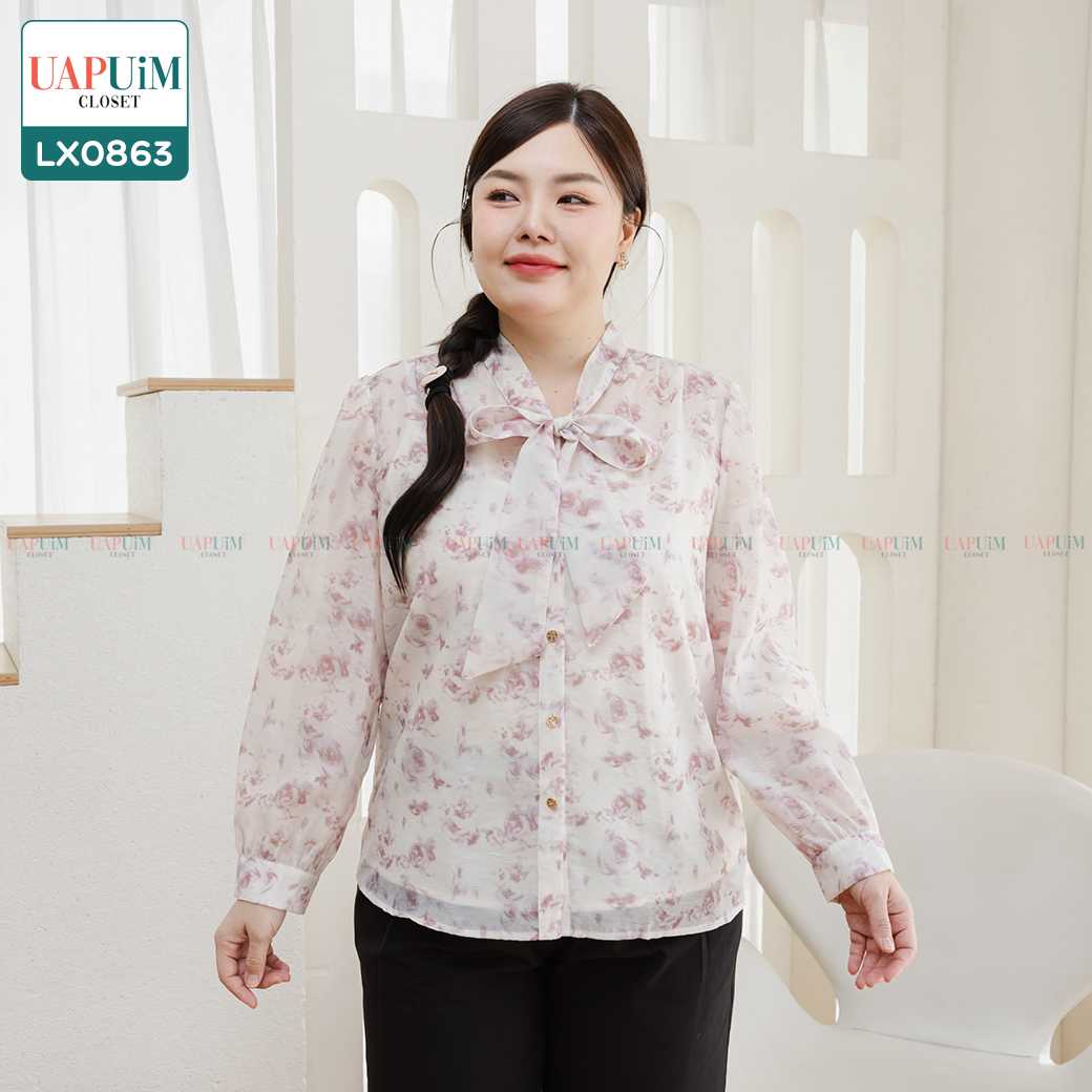 LX0863  เสื้อเซ็ทใส่เที่ยว ใส่ทำงานคู่ใจที่คุณต้องมี กับเสื้อแขนยาวพิมพ์ลายสุดเก๋
