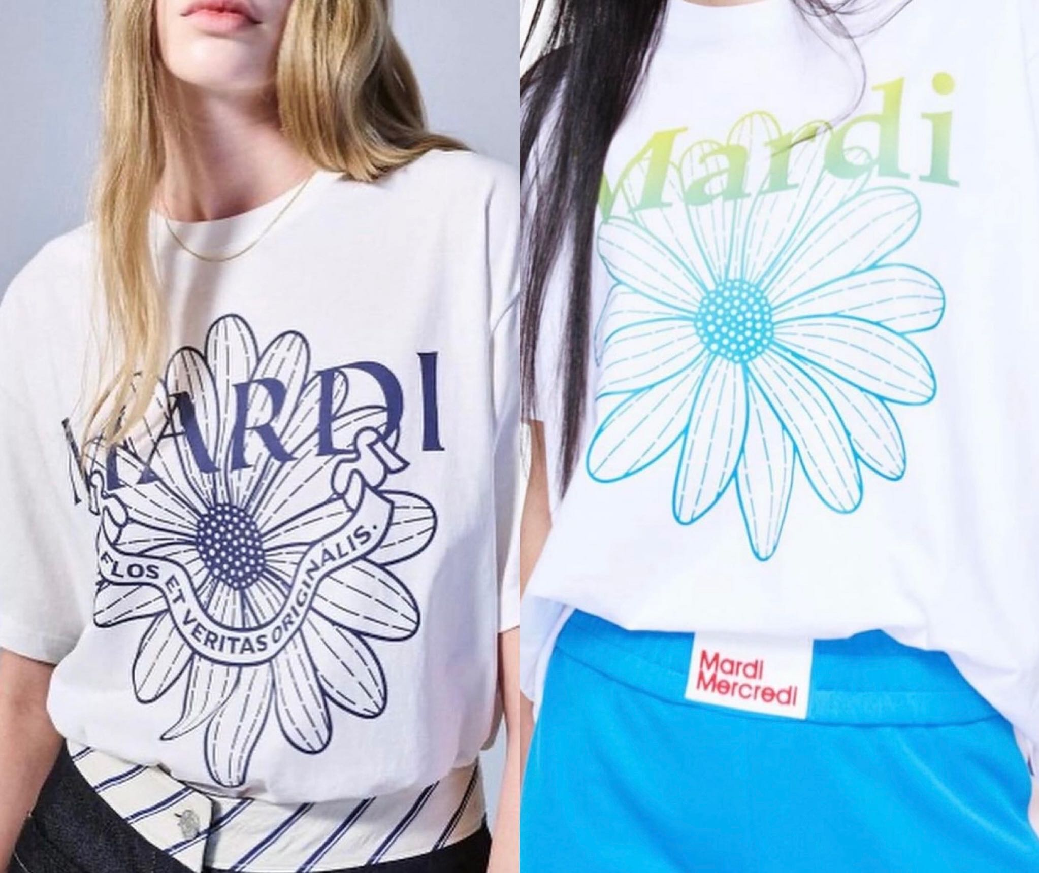 Mardi Mercredi Korea   T-SHIRT  One Size fit All  อก 42นิ้ว