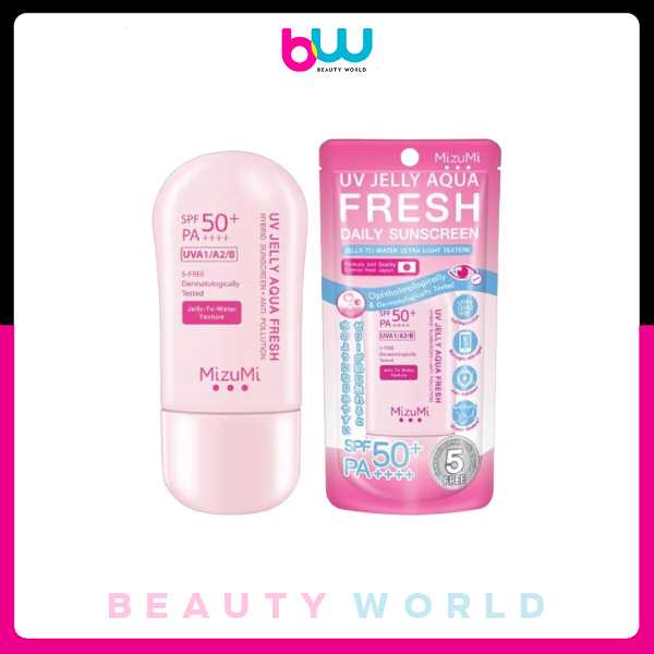 สูตรใหม่!! MizuMi UV Jelly Aqua Fresh Daily Sunscreen SPF50+ PA++++ มิซึมิ ยูวี เจลลี่ อควา เฟรช