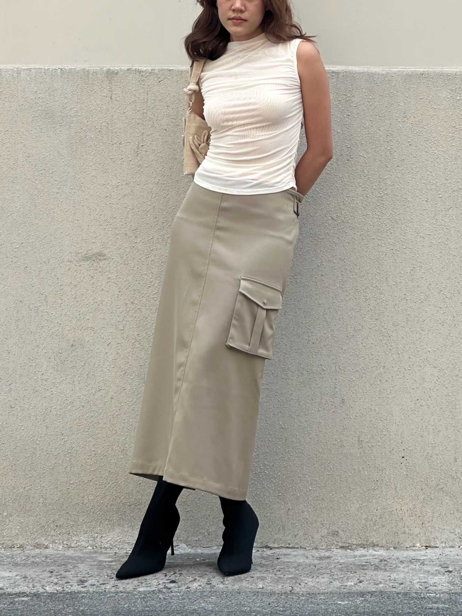 SALE MIAOU SUKI SKIRT - SAGE