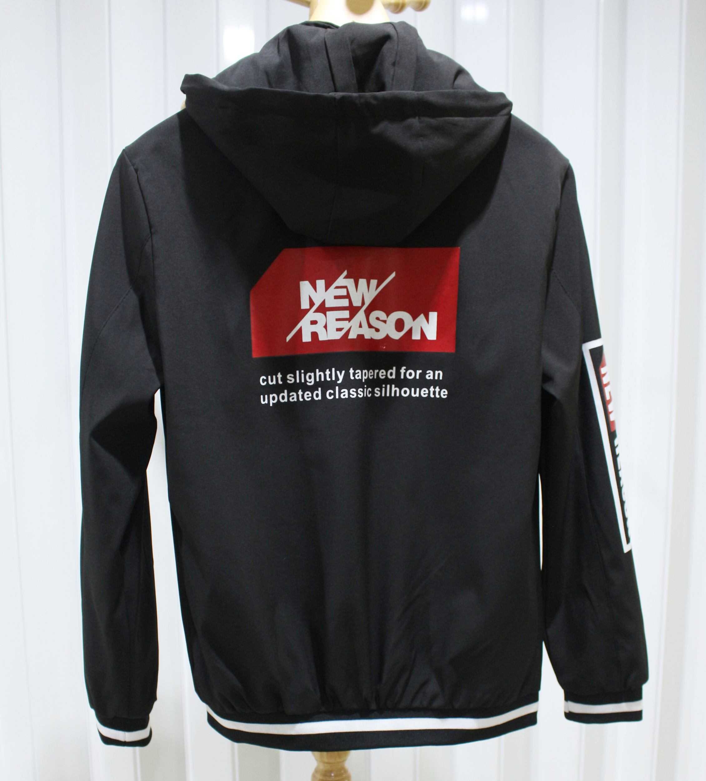 เสื้อแจ็คเก็ตแฟชั่นสตรีท สีดำ แบบมีฮู้ด(ถอดได้)
