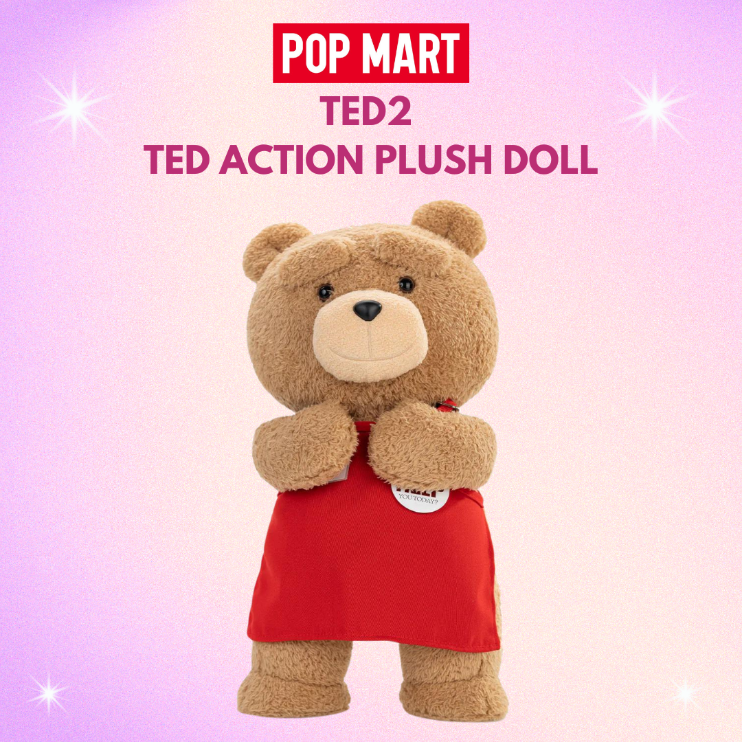 พร้อมส่งในไทย - POPMART x TED2 Bear Plush Doll ของแท้