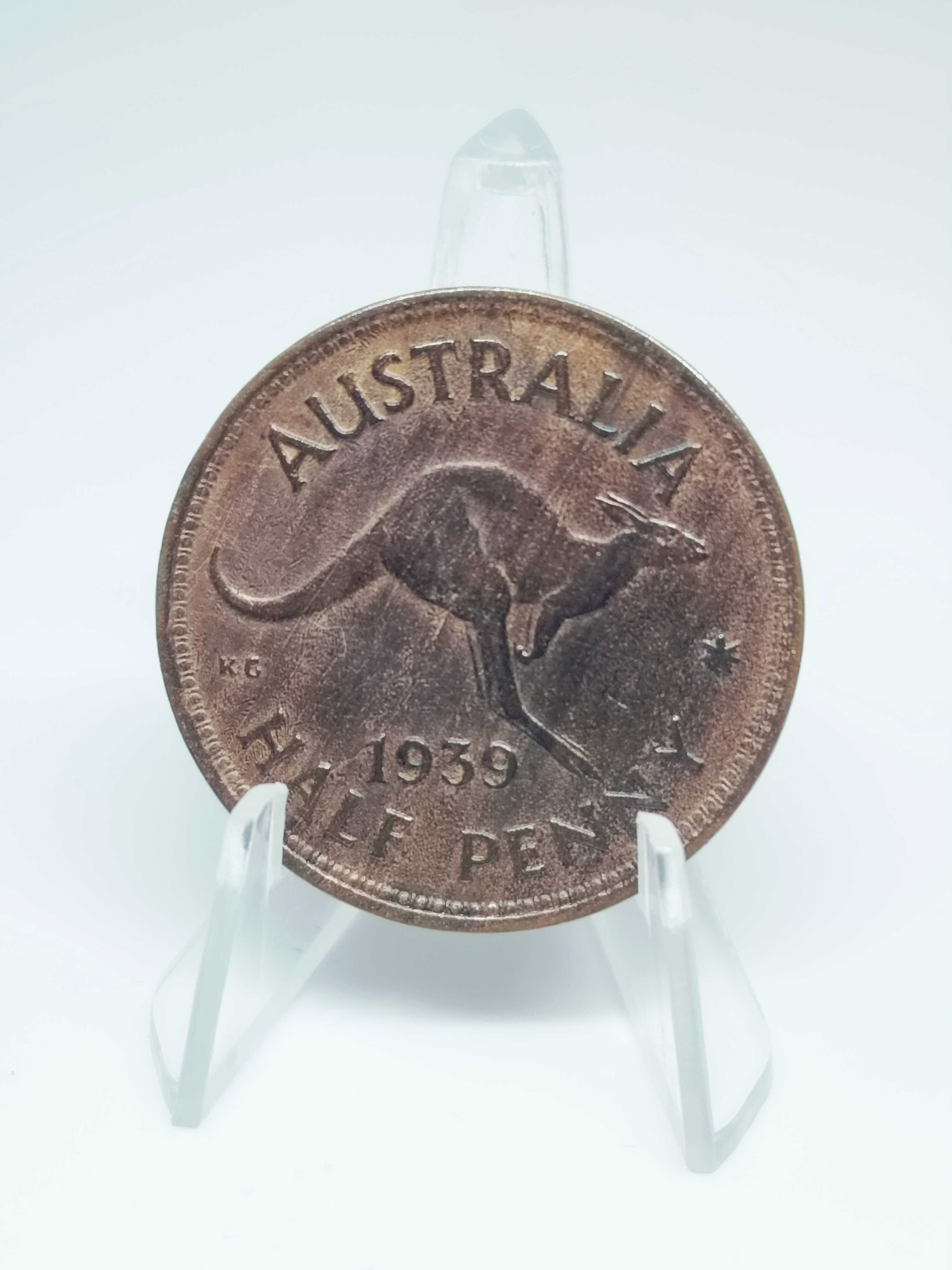 1939 Half Penny Coin King George VI