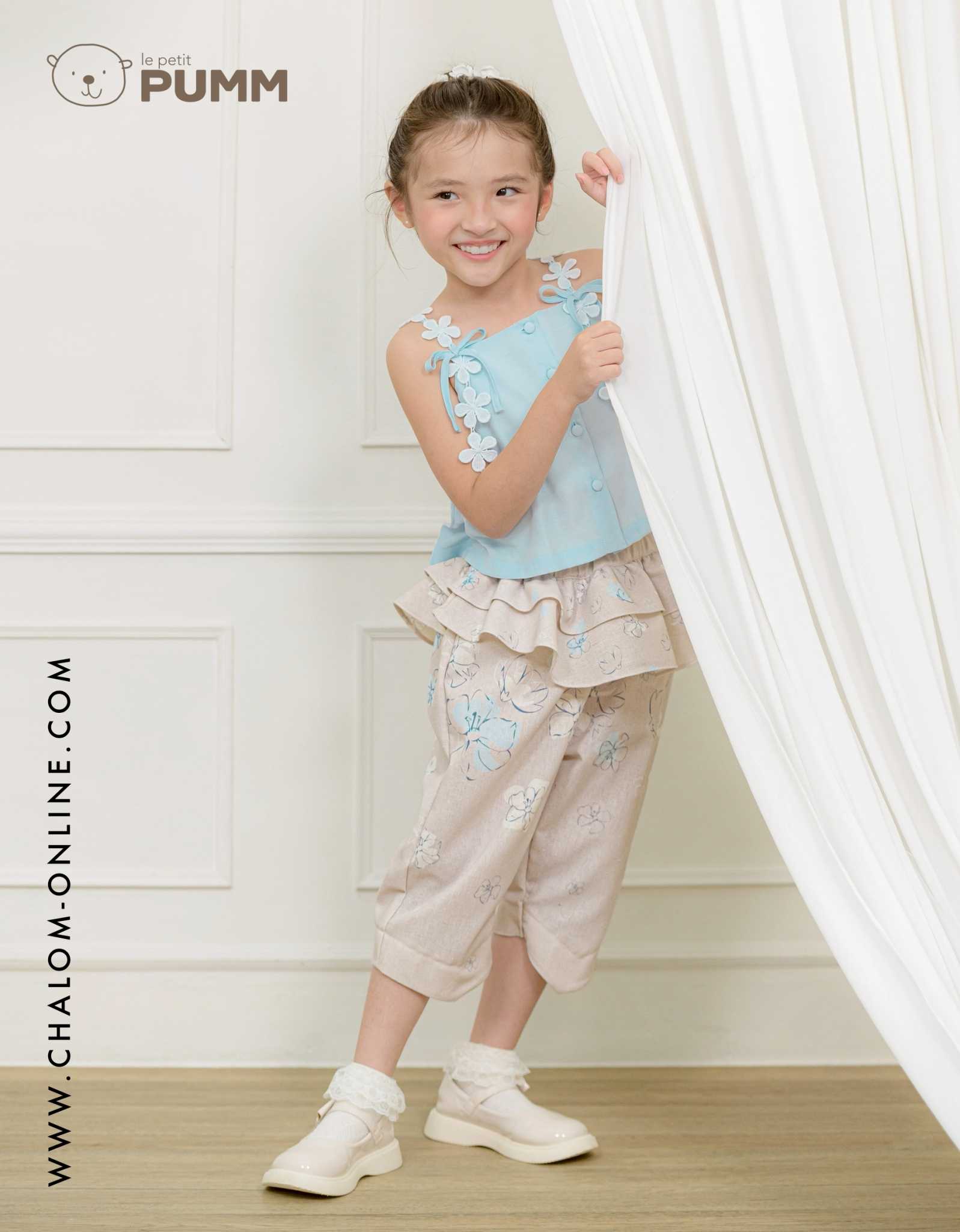 𝐈 𝐚𝐦 𝐓𝐡𝐚𝐢 ชุดเซ็ทเสื้อ+โจงกระเบน (ชุดลูกสาว) : MS PU 580+581 IT9