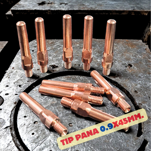 หัวเชื่อม contact tip pana 0.9 x 45mm.