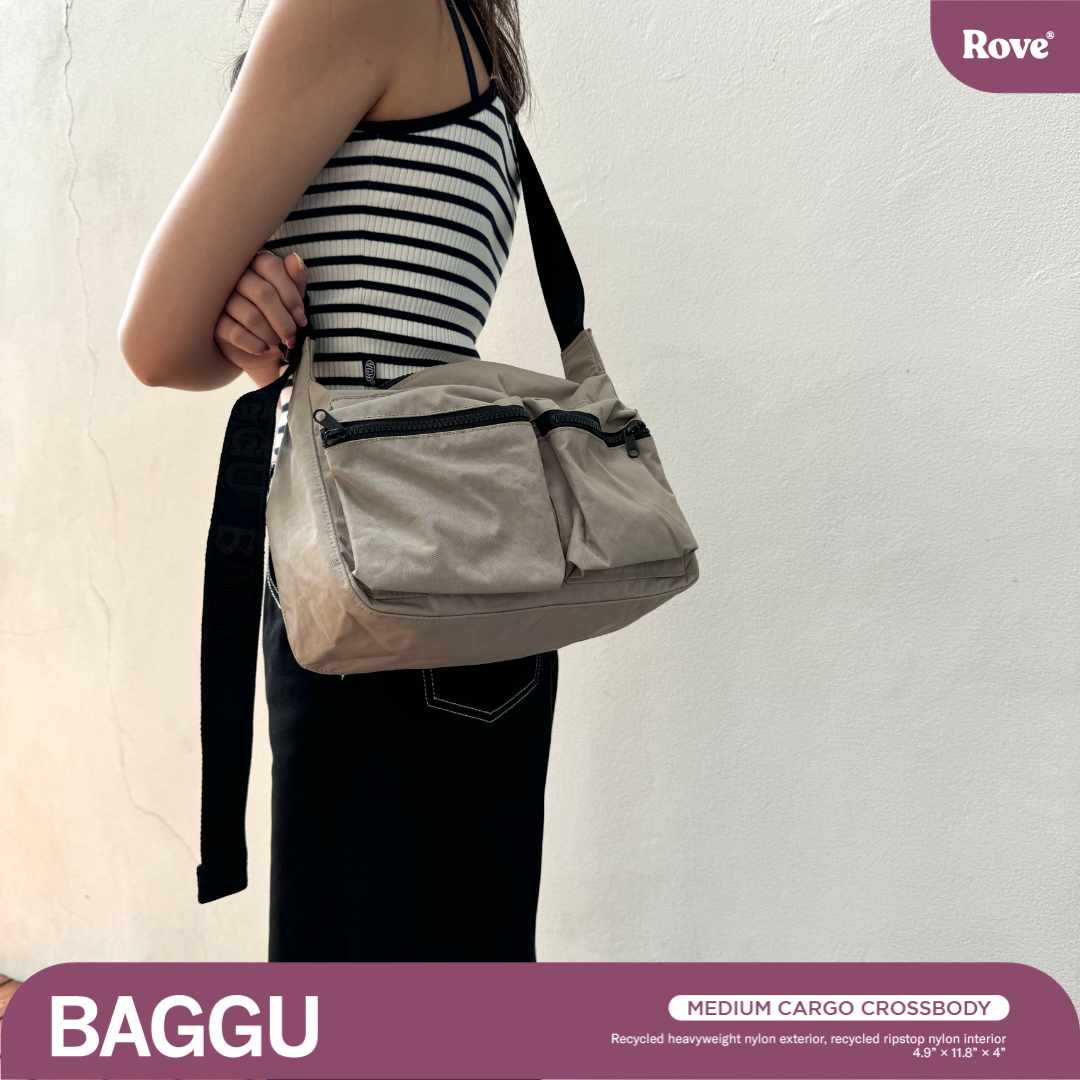 BAGGU Medium Cargo Crossbody - Dove