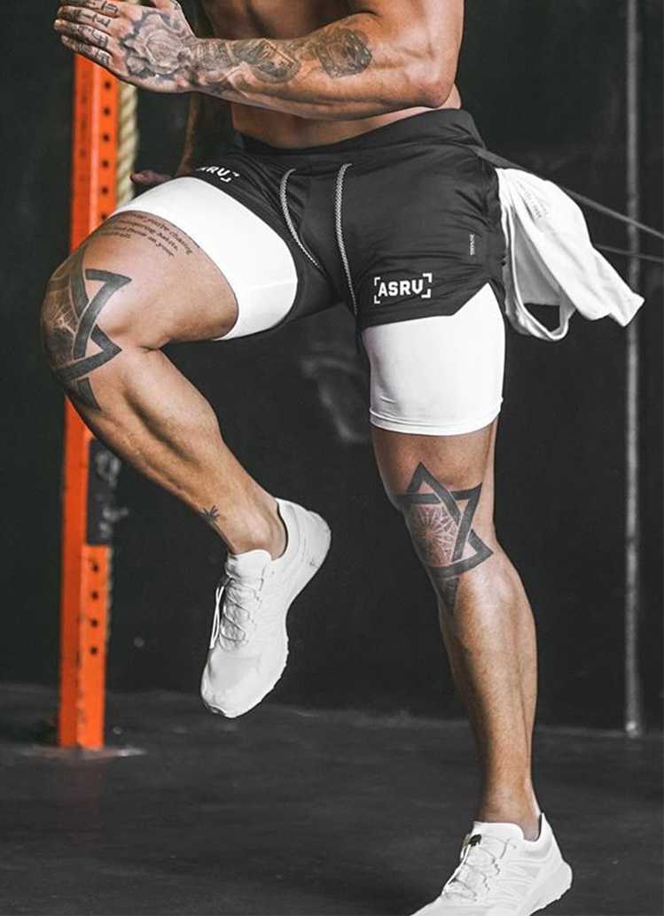 กางเกงขาสั้น ASRV #6 / ผ้าโพลีเอสเตอร์ ซับในเป็นกางเกงรัดกล้ามอย่างดี ผ้านิ่มใส่สบาย ไม่คัน