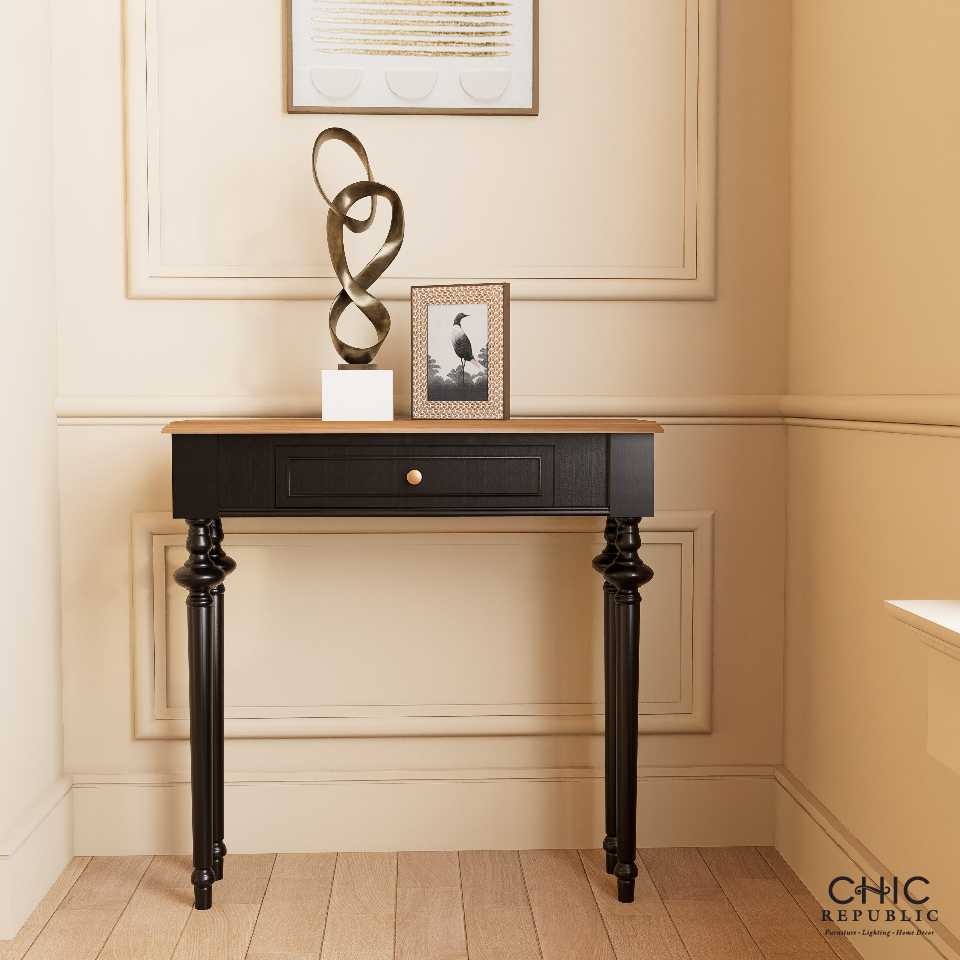 Chic Republic LEGENDE/80 โต๊ะคอนโซล - สี ดำ , ขาว