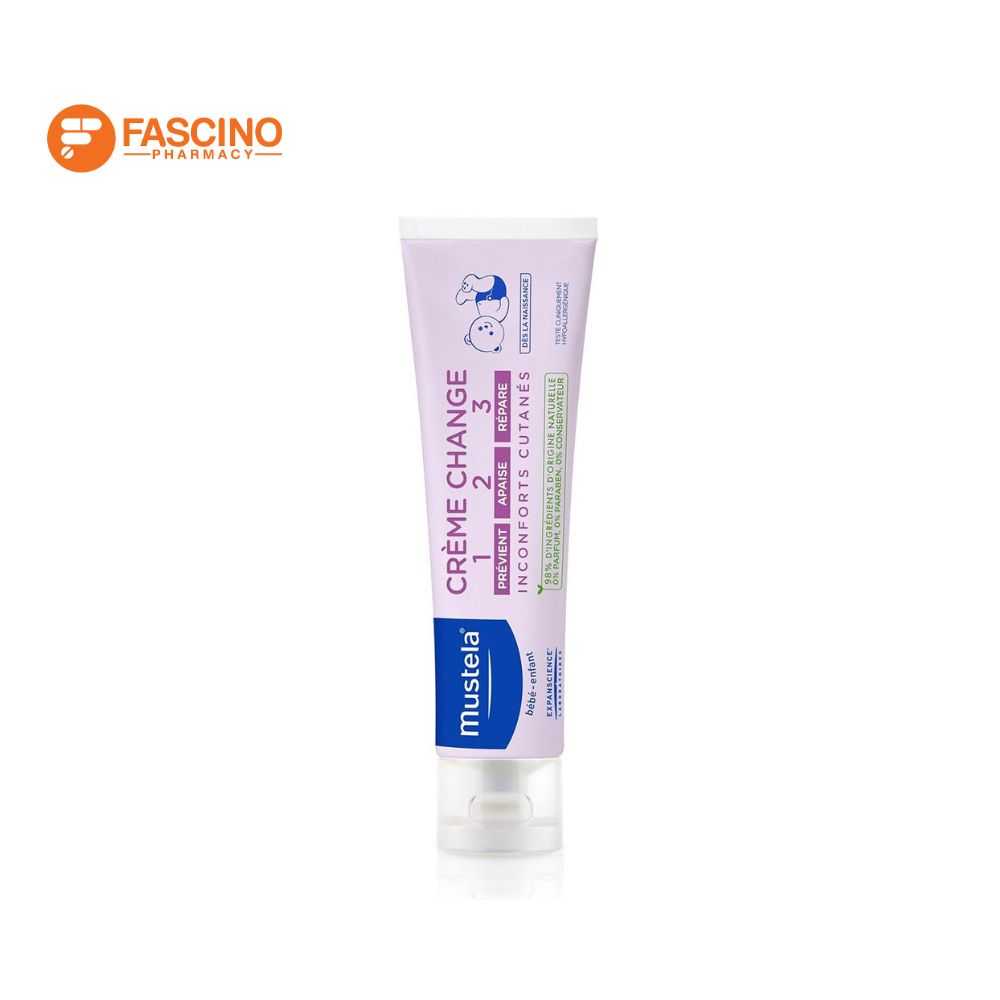MUSTELA 1 2 3 Vitamin Barrier Cream ครีมวิตามินผิว ทาใต้ผ้าอ้อม ลดการระคายเคือง (50ml.)