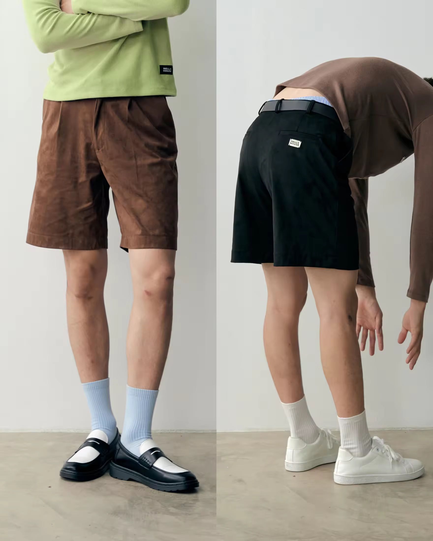 Bella House - KAMIL SUEDE SHORTS