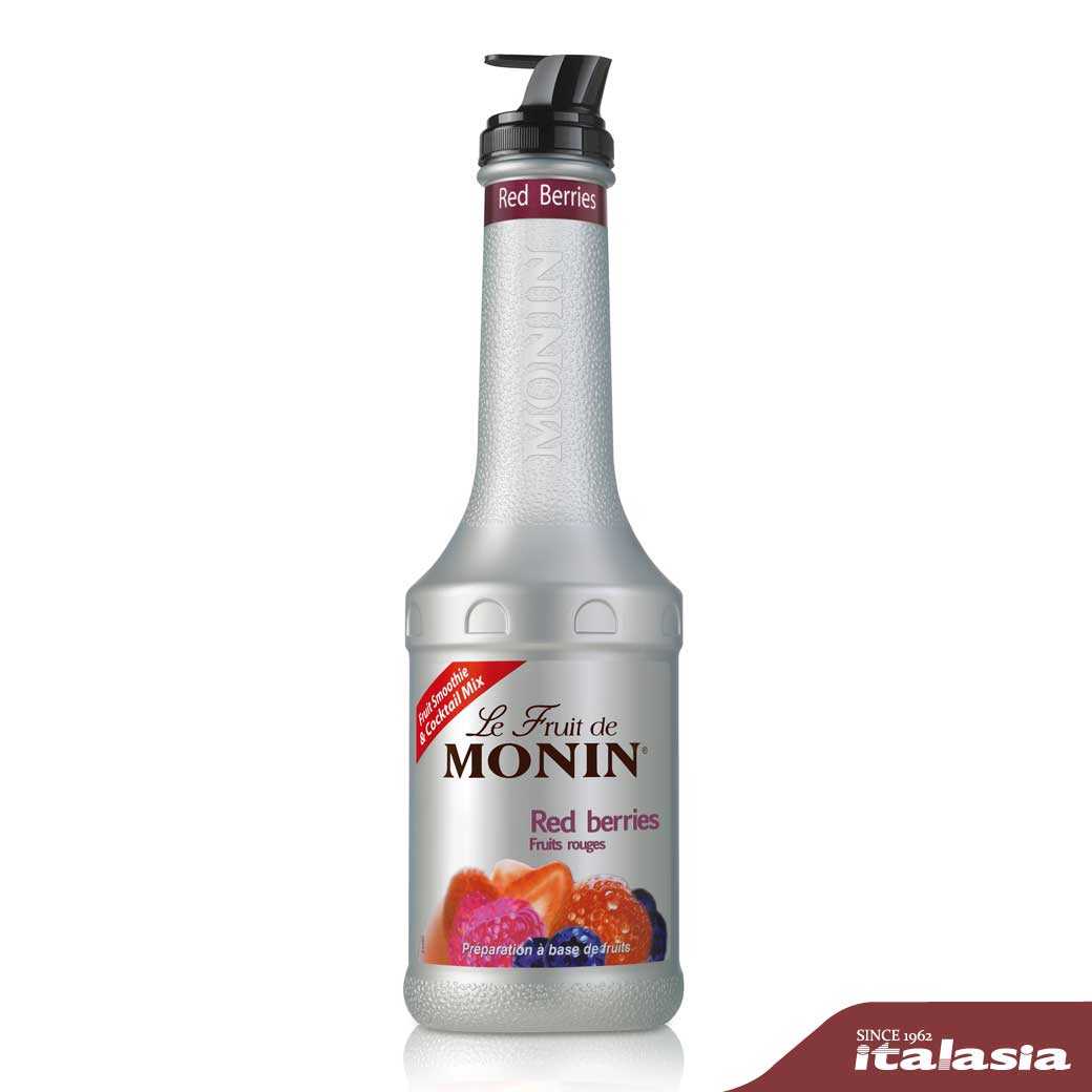 Monin Red Berries Fruit Puree 1 L.