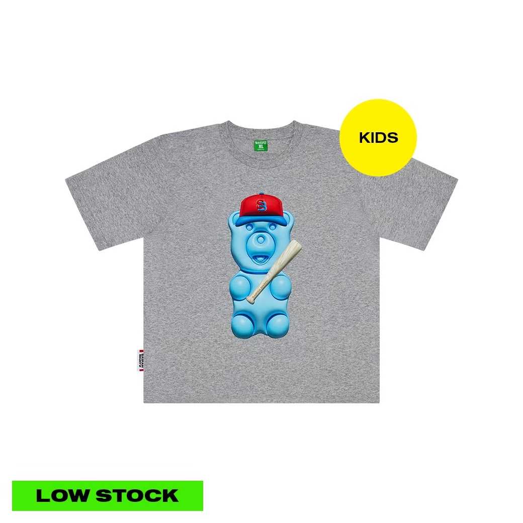 (DROP 7) BASEBALL BEAR TEE (KIDS) (Size 12-24m., L, XL, XXL พร้อมส่ง/ S, M พร้อมส่ง 16 พ.ค.)