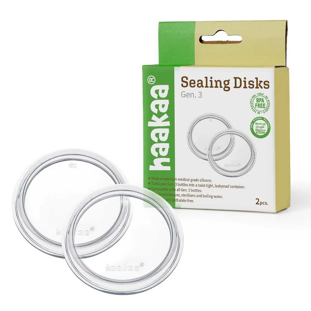 Haakaa - Silicone Bottle Sealing Disk แผ่นซิลิโคนปิดฝากรวย GEN3