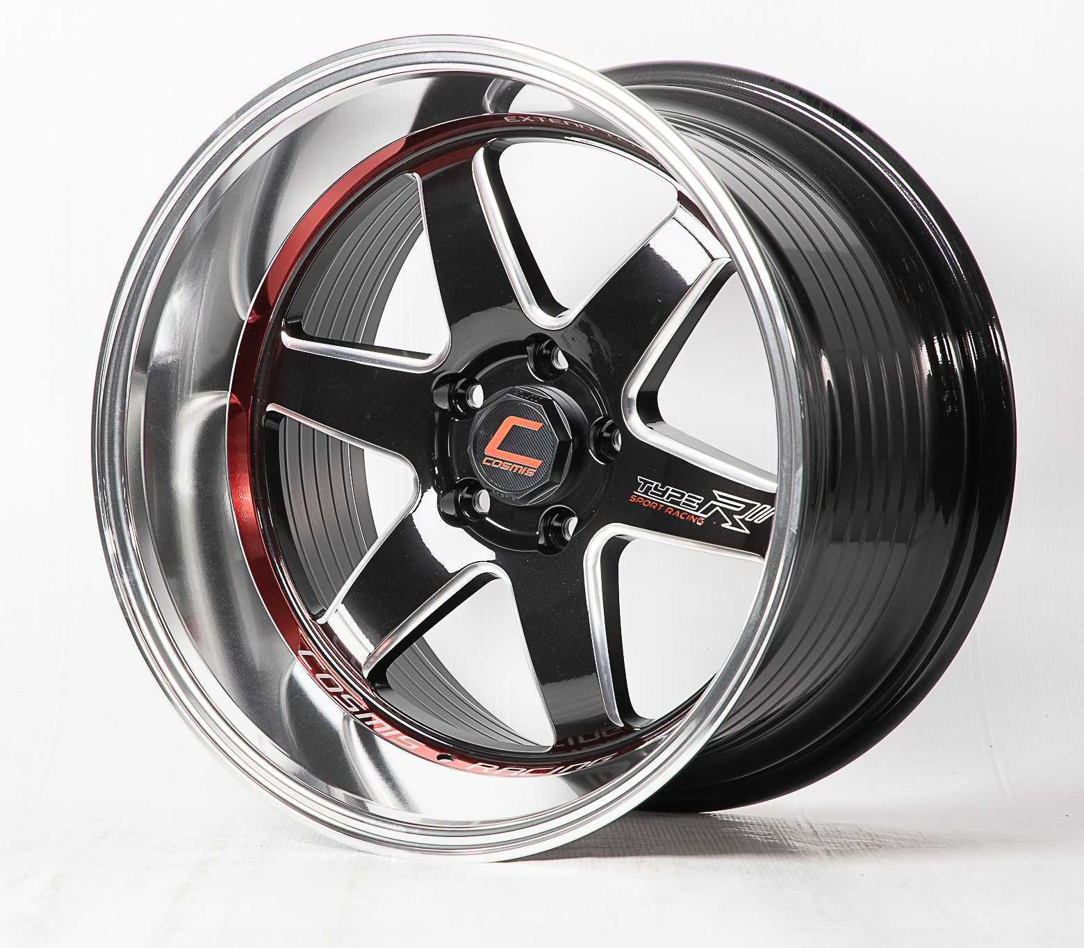 แม็กซ์ TYPE-R(SPORTRACING) 18X11.0 5X114.3 ET0 CB.73.1 DI-B-LP(RED)-W-XZ(R)SportRacing