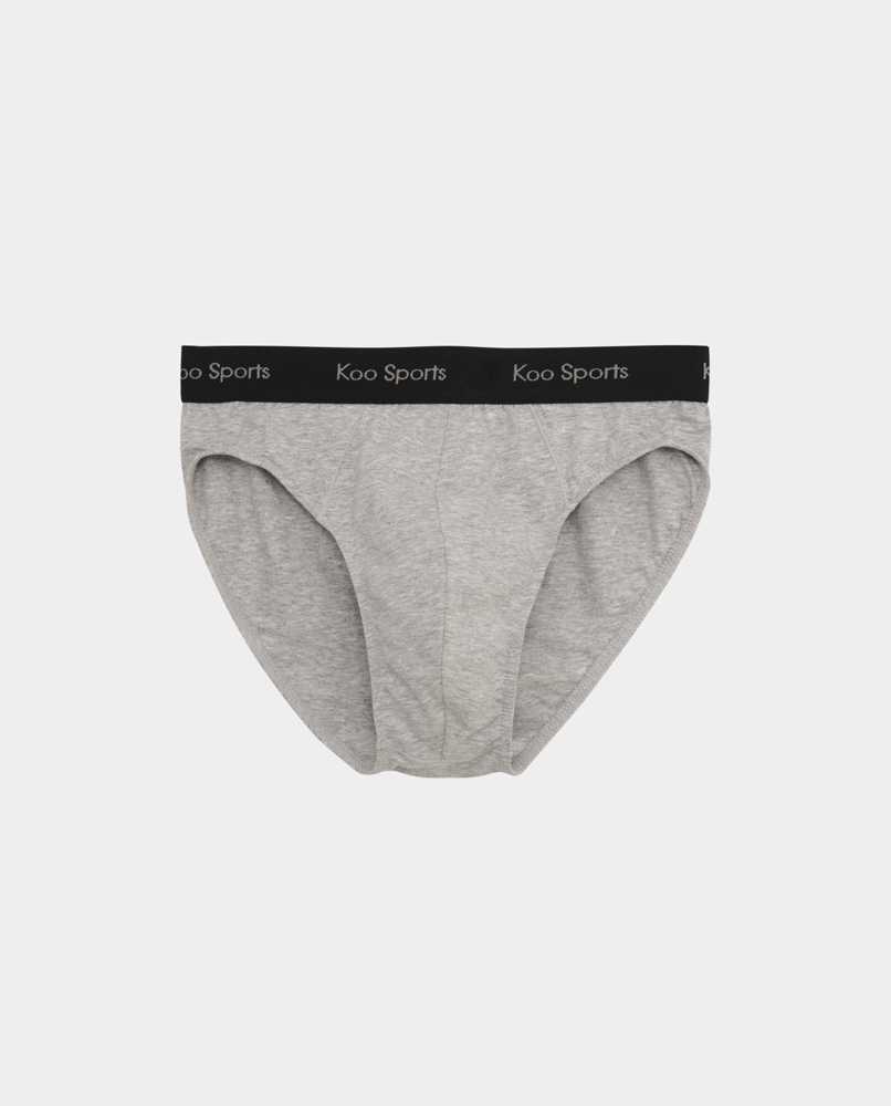 กางเกงในชาย บรีฟ Sports Stretch Brief - Heather Grey-Black