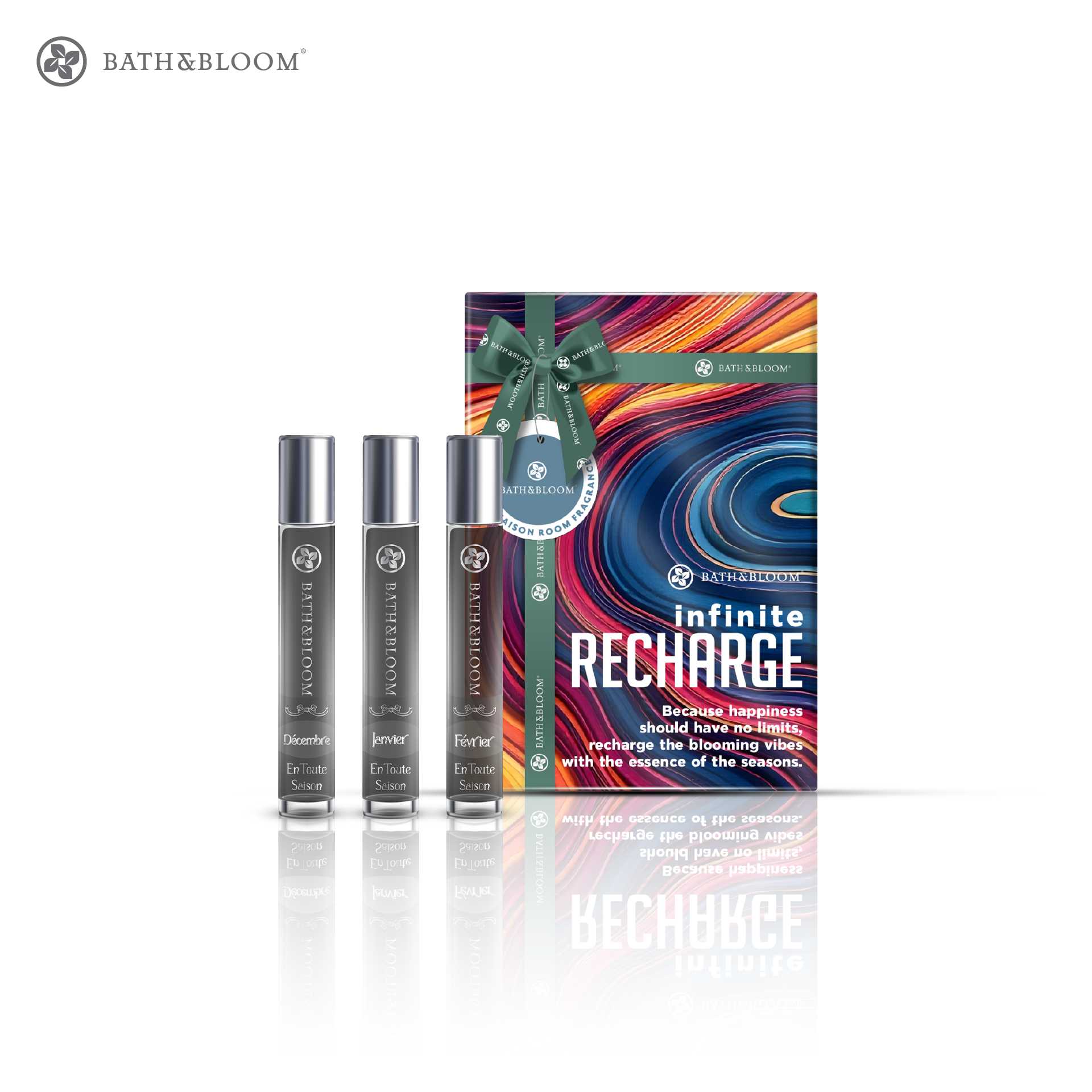 BATH & BLOOM INFINITE RECHARGE – WINTER GIFT SET ชุดของขวัญ สเปรย์น้ำหอมปรับอากาศ เซต 3 กลิ่น WINTER