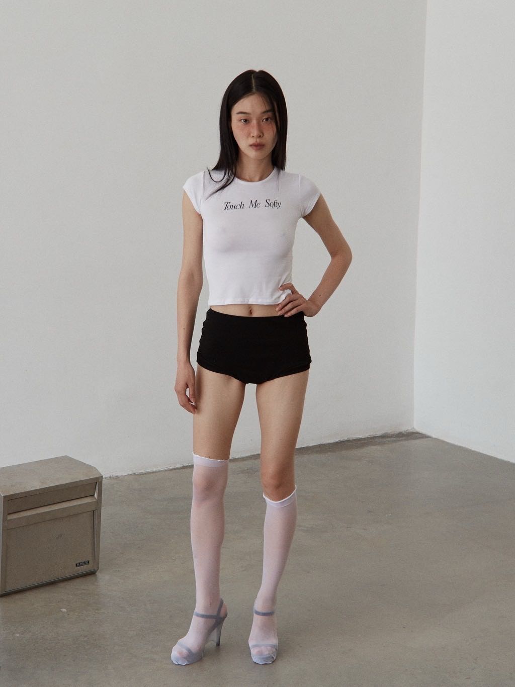 MISTYSTORAGE TOUCH ME SOFTLY TEE WHITE