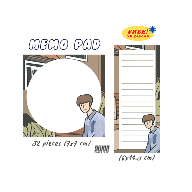 Haechan hello future memo pad (ไม่มีสันกาว)