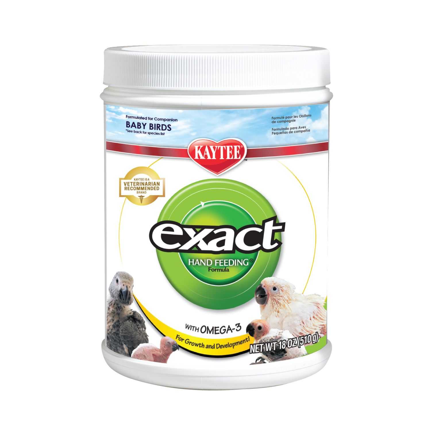 KT Exact Handfeeding Baby Bird 18oz.  อาหารลูกนกทั่วไป