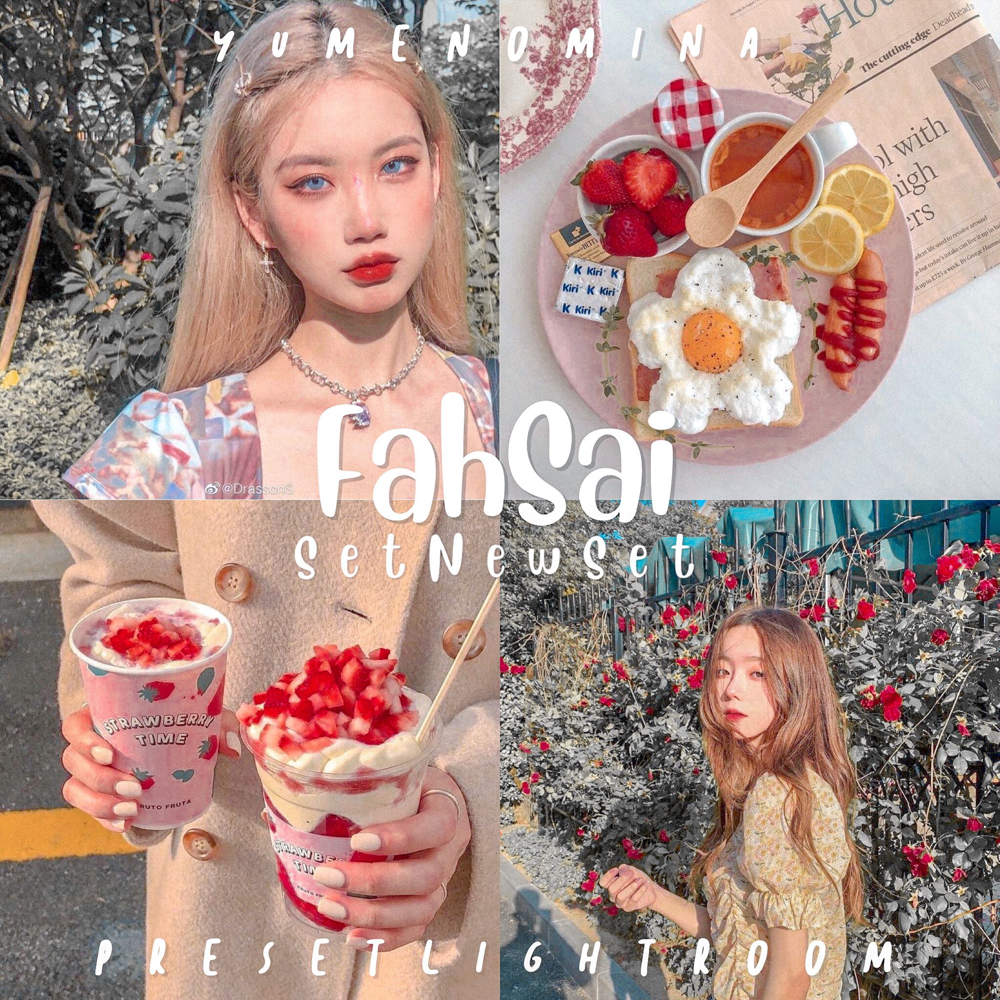 FAHSAI — ꒰Set NewSetสั่งซื้อแยก꒱ PRESET LIGHTROOM