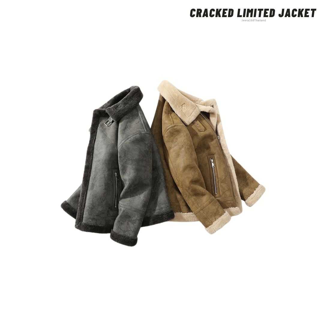 (พร้อมส่ง) Jeera168 | Cracked limited Jacket