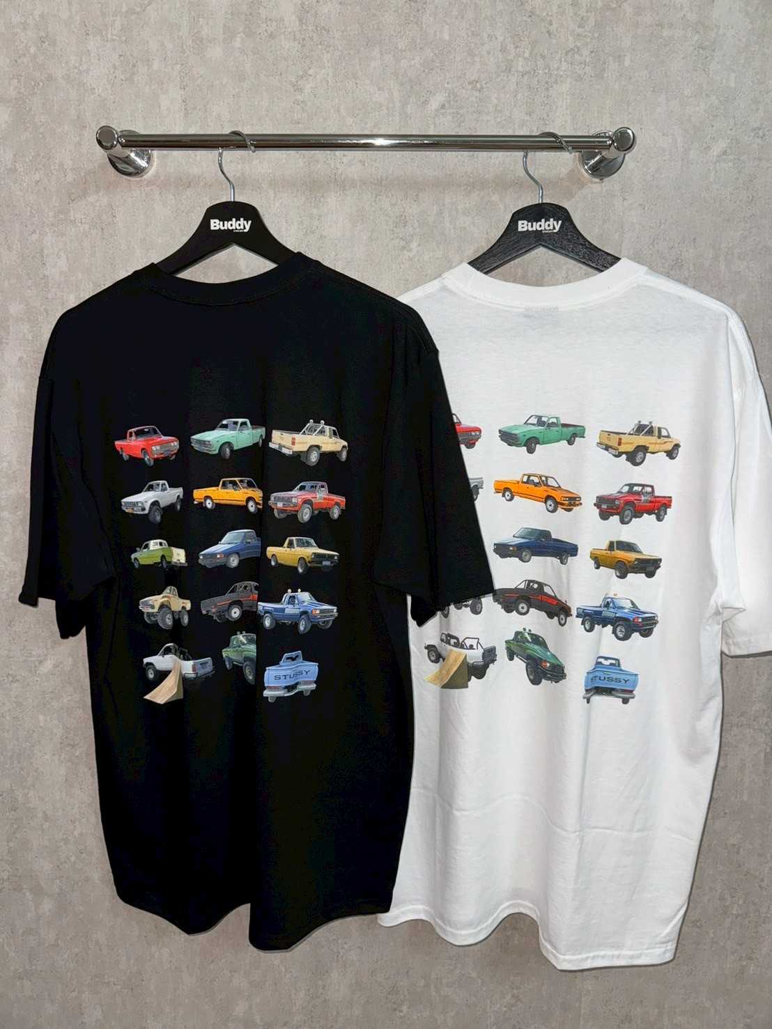 Stussy PICKUP TEE (Black/White)