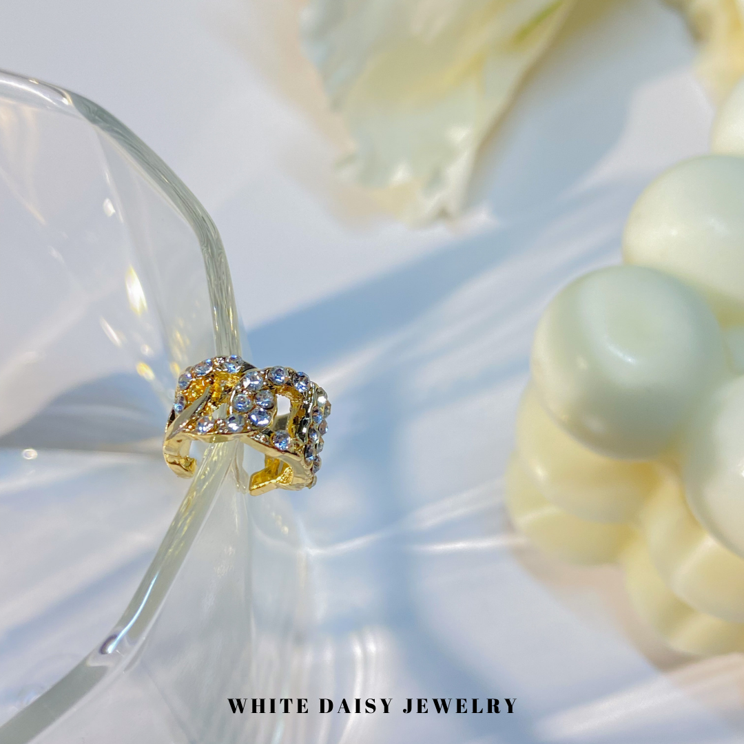 🔥 New Collection🔥 ต่างหูแบบเกี่ยว Ear Cuff ต่างหูแฟชั่น#WD138