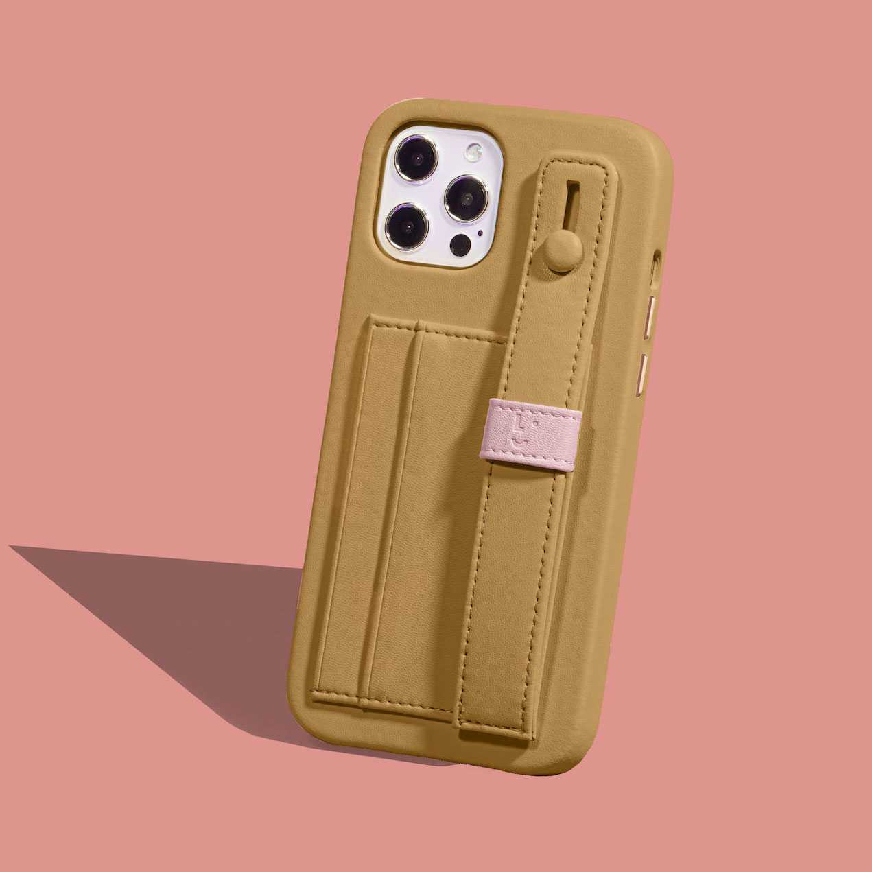 Hand Strap case in Caramel