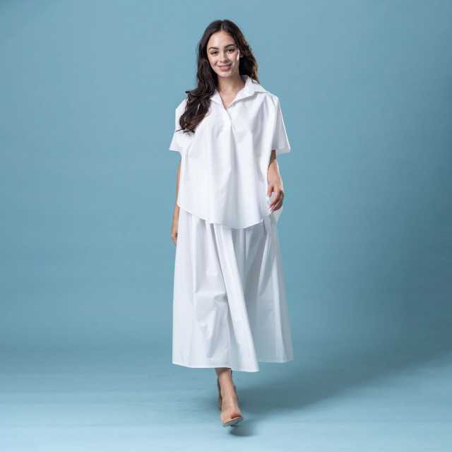 Rebecca Shirt (White, Free Size)