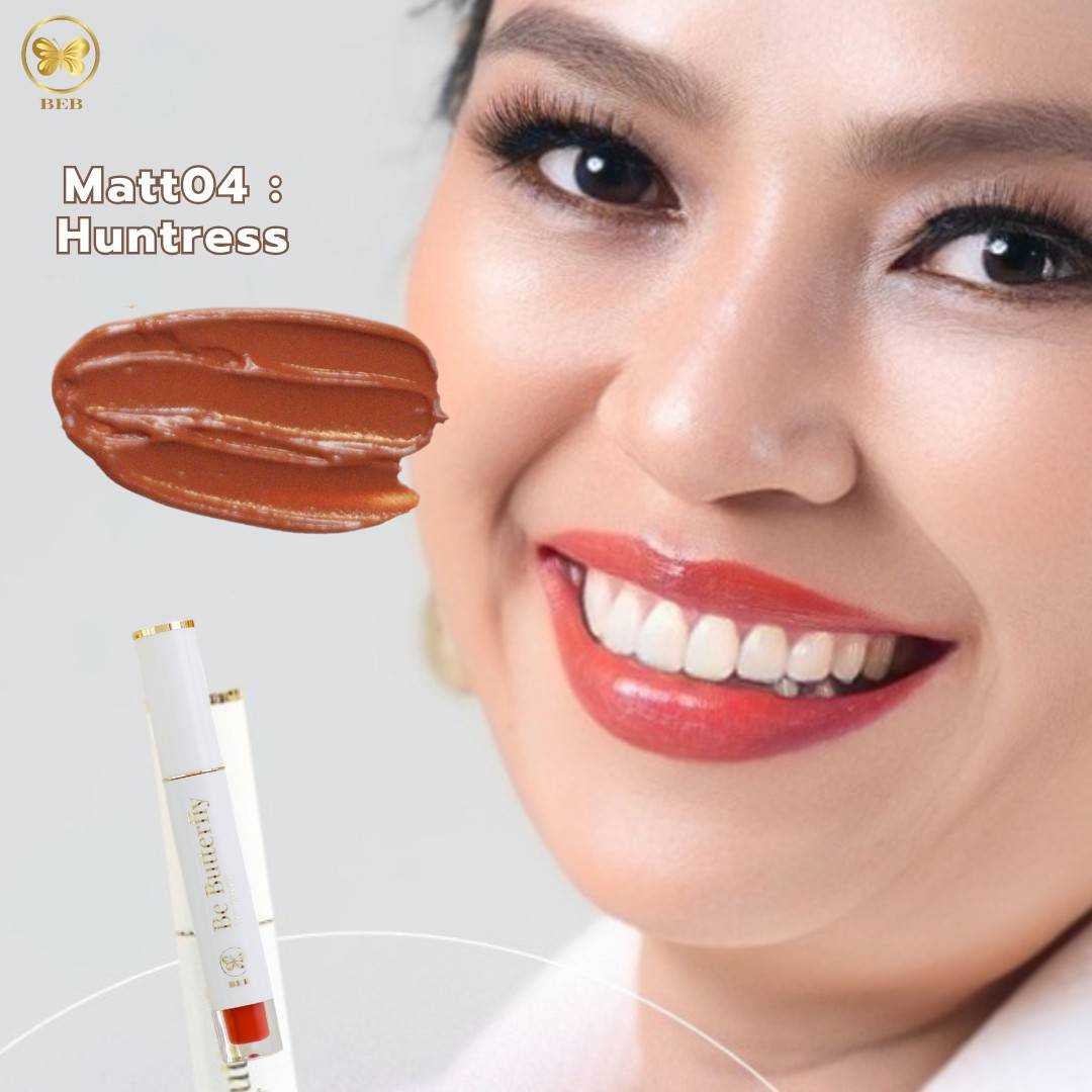 BEB BE BUTTERFLY LIP MATT ลิป แมตต์ #M04 Huntress