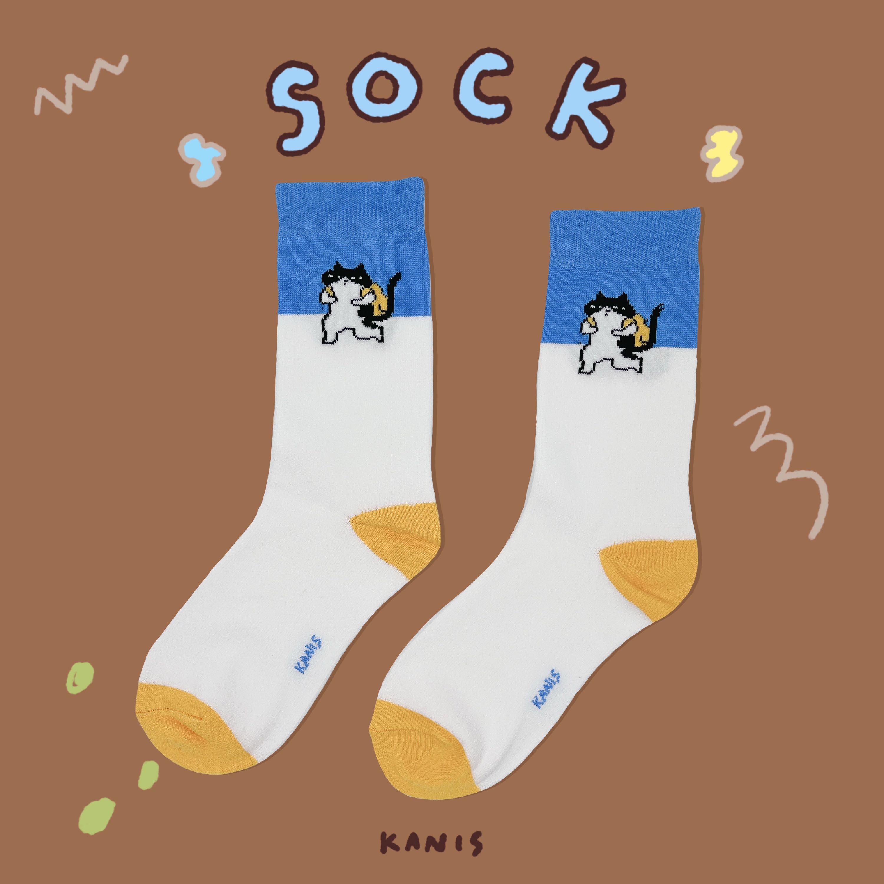 Sock Loukpy - Yellow