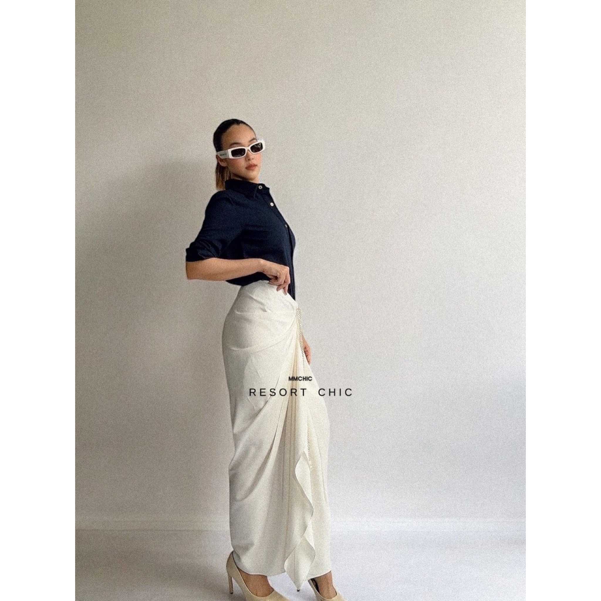 MMCHIC Navy Shirt