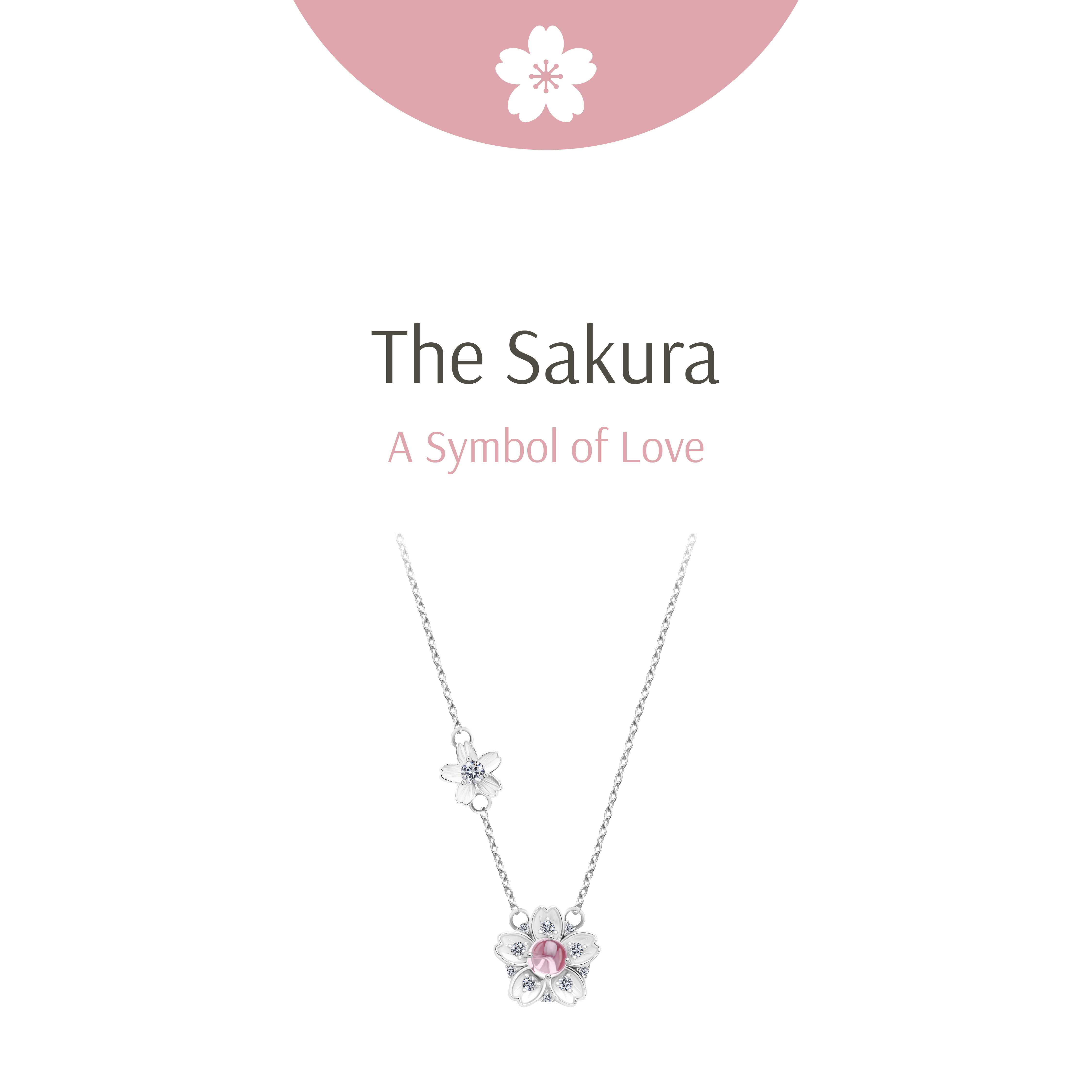 Mini Blooming Sakura Necklace