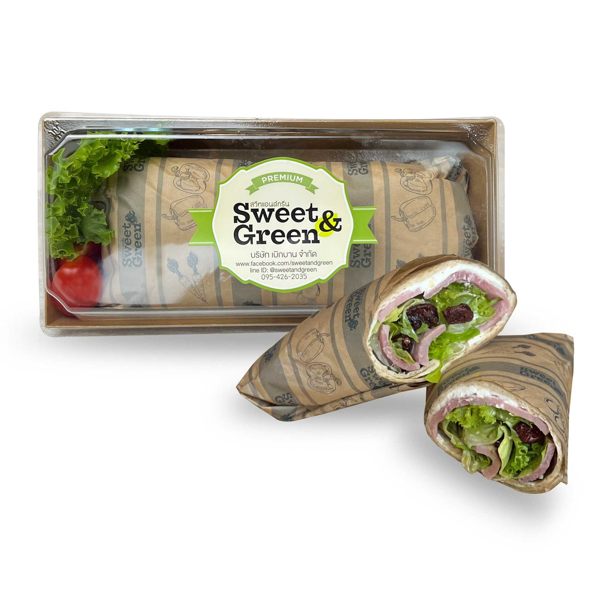 (New Menu !!) Ham cream Cheese Wrap อร่อยมาก เเนะนำค่ะ