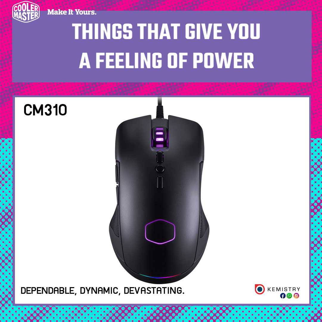 Mouse l Cooler Master CM310 RGB