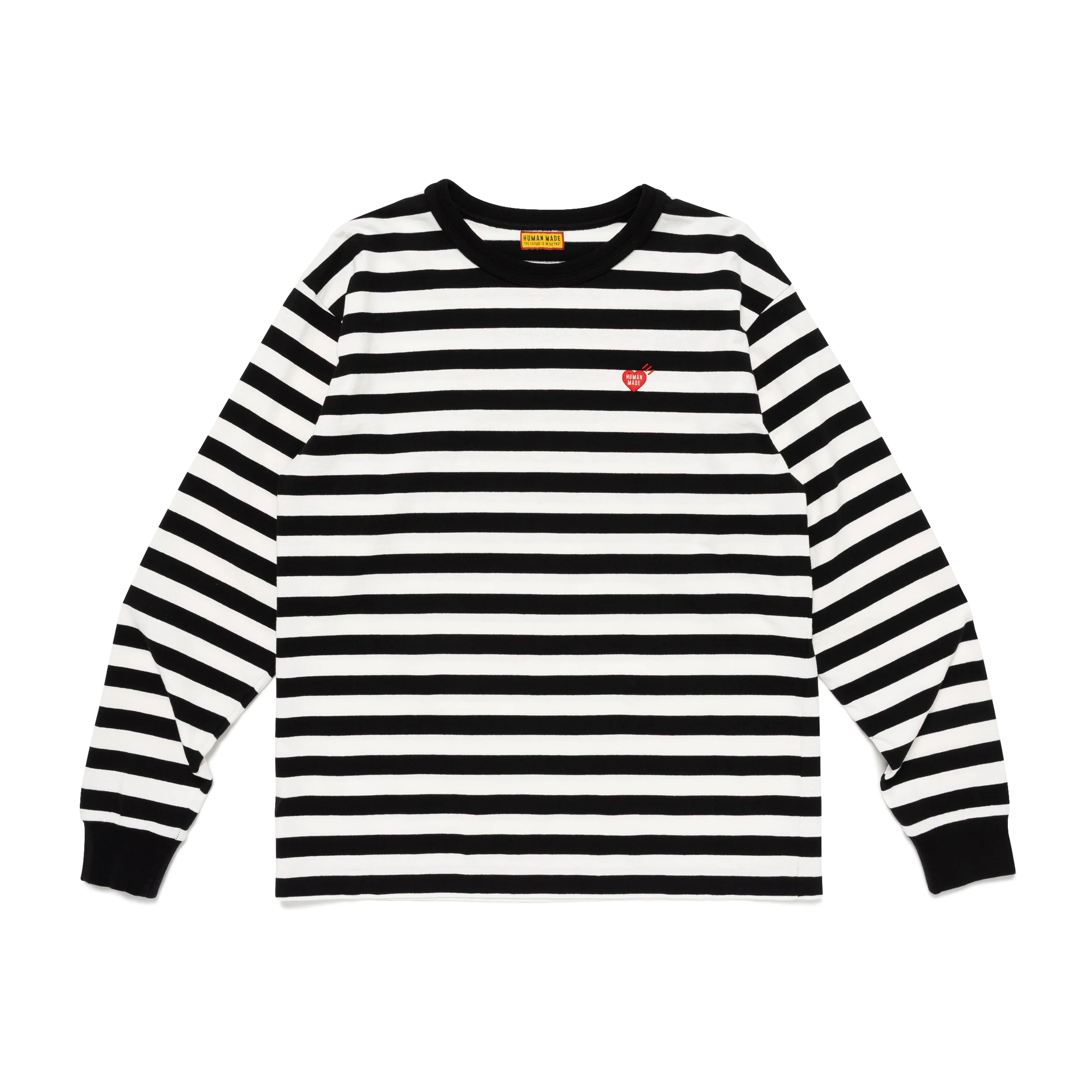 Human Made STRIPED L/S T-SHIRT - White Size S