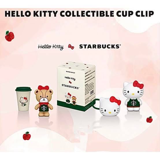 Hello Kitty x Starbucks Collection Clip Cup Box Set