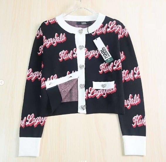 Karl knit cardigan