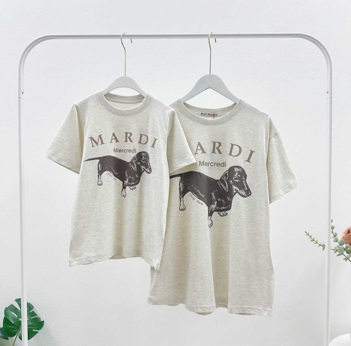 พร้อมส่ง Mardi  DDanji T-Shirt ( Oatmeal/Taupe )