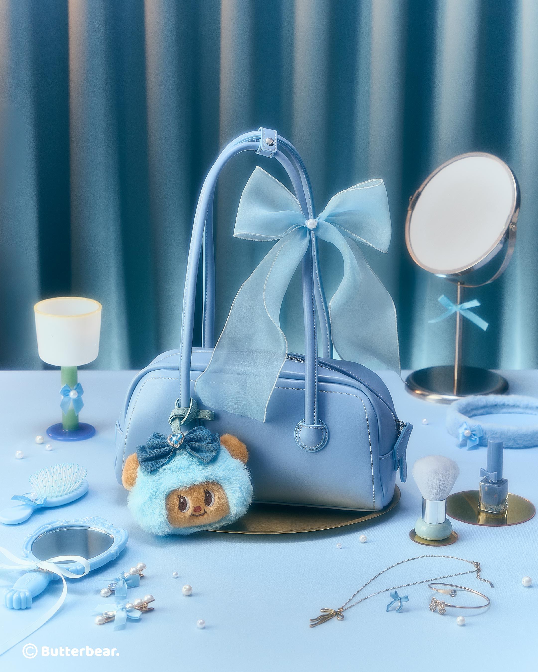 พวงกุญแจวิกฟ้า Blue-Haired Baby Coin-Purse Keychain