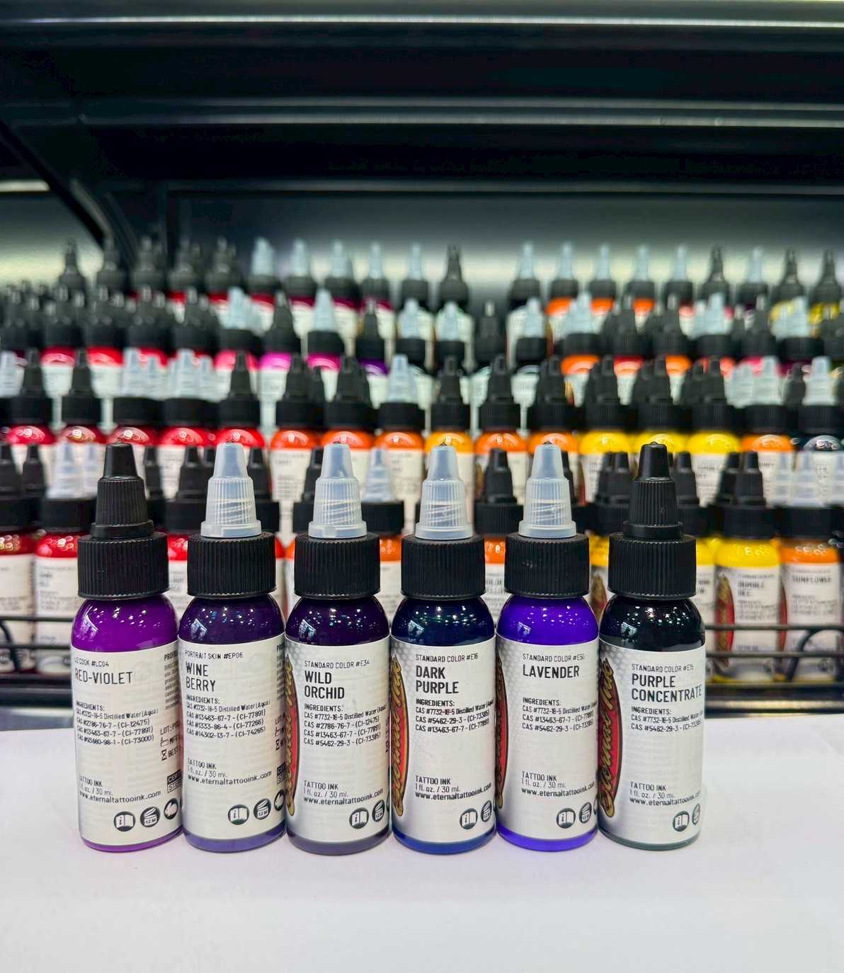 สีสัก ETERNAL TATTOO INK 1oz หมึกสักอีเทอนอล 1 ออนซ์ Purple Pink